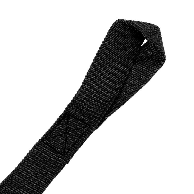 F FIERCE CYCLE 10pcs 8.07" x 0.98" Cargo Belt Soft Loop Tie Down Trailer Straps for Motorcycle ATV UTV Black 2.5x20.5cm - Image 5